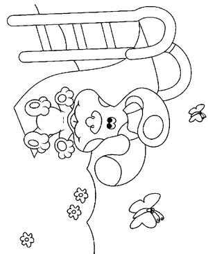 Blues Clues playing chute