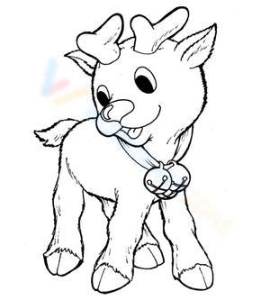 A reindeer