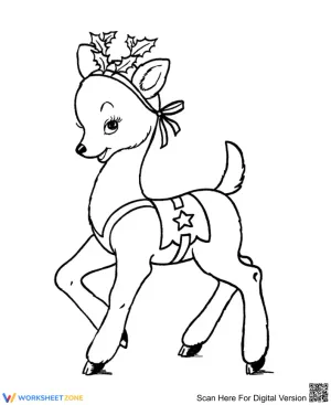 Adorable reindeer