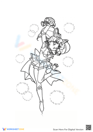 Beautiful Sailor Moon Coloring