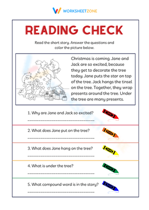 Christmas Reading Check