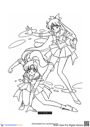 Two sailors moon