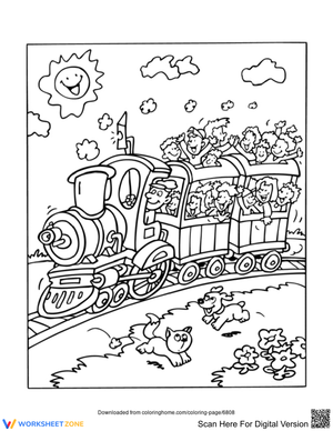 Train Full of Customers Worksheet