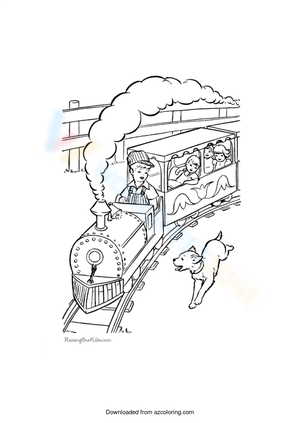 Train Through a Village Worksheet