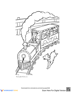 Train Through a Village Worksheet