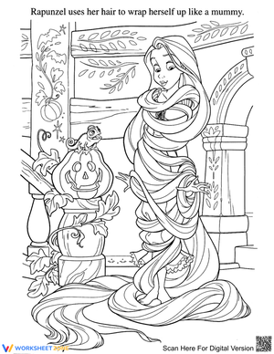 Rapunzel Coloring Page | Essential Grade K-2 Printable