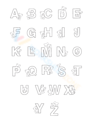 Teddy bubble letters