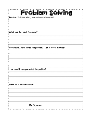 Grades 4-5 Problem Solving — Printable No-Prep Worksheet