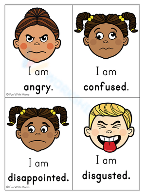 Exploring 4 Different Feelings Worksheet