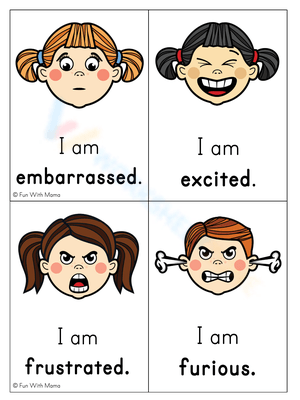 My Emotions Worksheet for Self-Awareness
