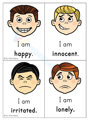 Little Boy's Emotions: A Study Worksheet