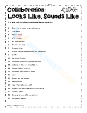 Looks Like, Sounds Like Worksheet