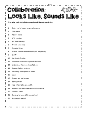 Looks Like, Sounds Like Worksheet