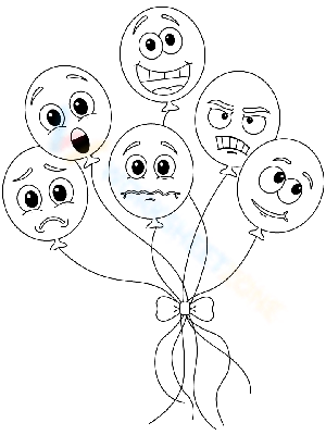 Exploring Emotions with Balloons Worksheet