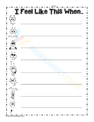 Worksheet on Emotional Association