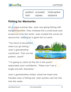 Fishing for Memories:  Memory Recall Game