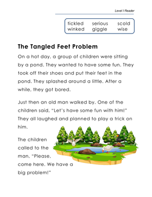The Tangled Feet Problem:  Logical Problem Solving