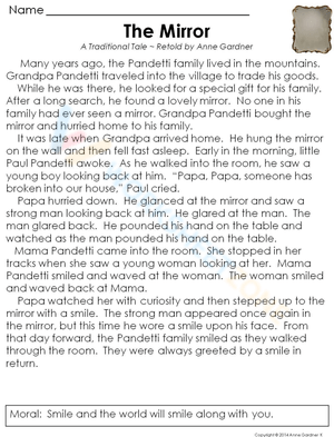 The Mirror: Exploring Self-Reflection