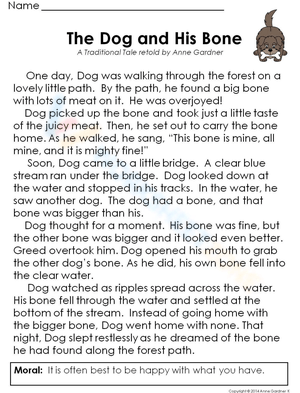 The Dog and His Bone: Exploring Moral Stories