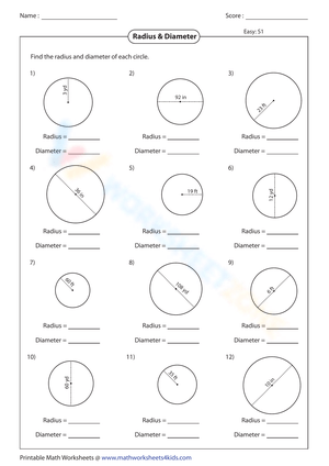 Radius and Diameter: Circle Measurement Basics
