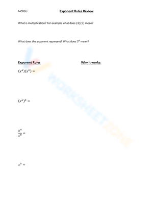 Master Exponent Rules: A Comprehensive Review