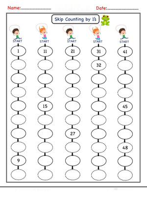 Skip Counting by 1s: Early Math Skills