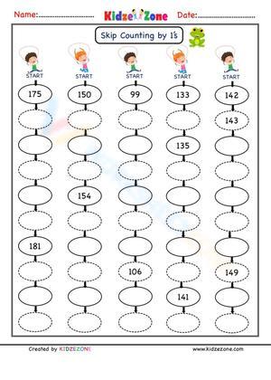 Counting by 1s Worksheet