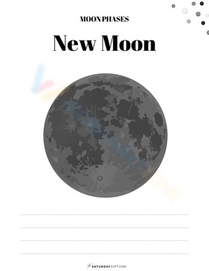 New Moon Worksheet