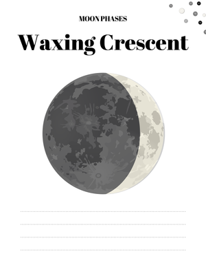 Waxing Crescent Worksheet