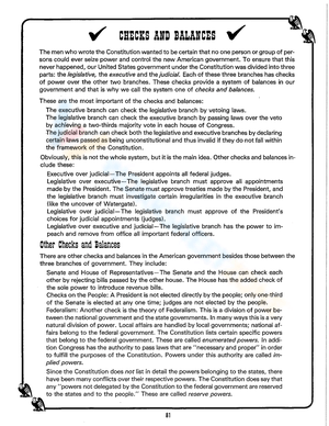 The System of Checks and Balances: Civics Study