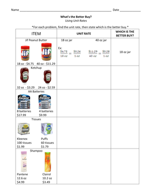 What's the Better Buy? Compare and Save