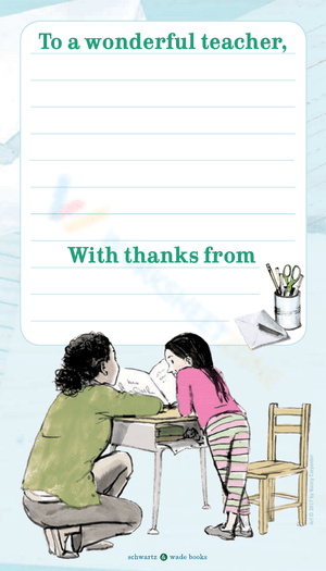 Writing a Letter to My Teacher Template