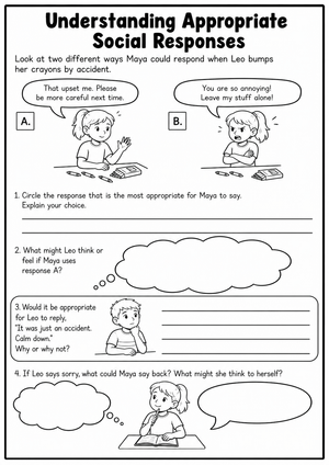 Understanding Appropriate Social Responses