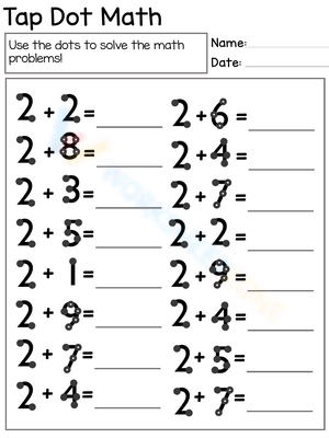 Tap Dot Math – Simple Addition Practice for Kids