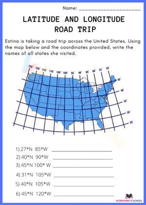 Free Collection Of Latitude and Longitude Worksheets