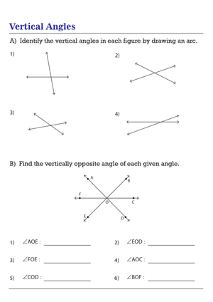 Identify Vertical Pairs with this Worksheet