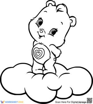 Bear on the Cloud: A Coloring Adventure