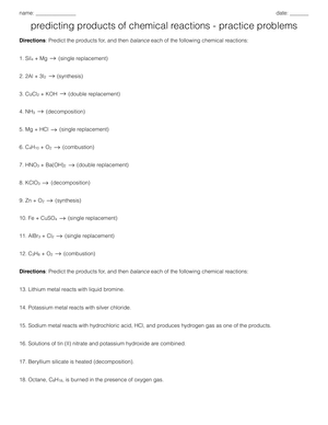 Solve Practice Problems with this Worksheet