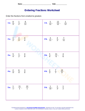 Comparing Fractions: Practice and Learn
