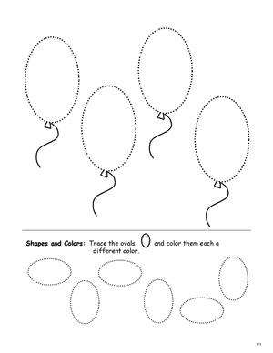 Shape and Color Recognition Worksheet