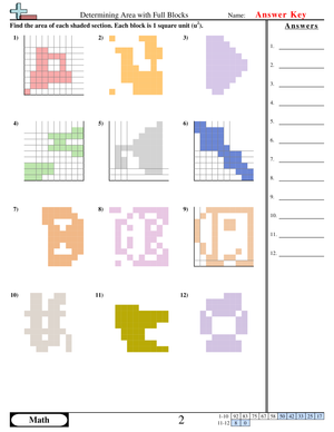 Determining Area Practice Worksheet