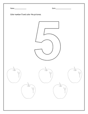 Learn Number Five