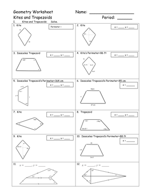 Mastering Kites and Trapezoids