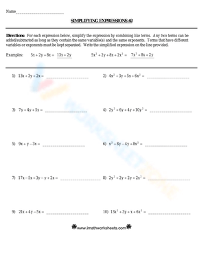 Simplifying Expressions: Advanced Techniques