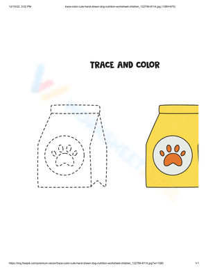 Tracing and Coloring Practice for Kids