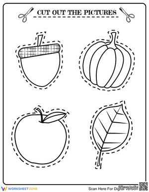 Cutting Practice Worksheet