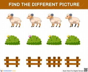 Find the Different Picture Worksheet