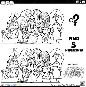 Spot the Girl Differences