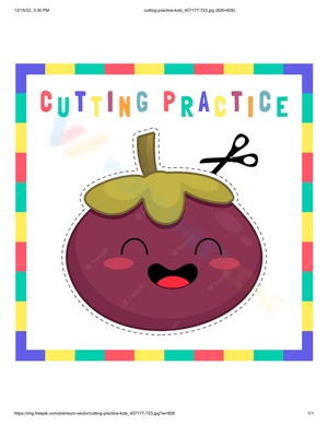 Fruit Cutting Skills Practice