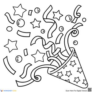 New Year's Eve Coloring Activity
